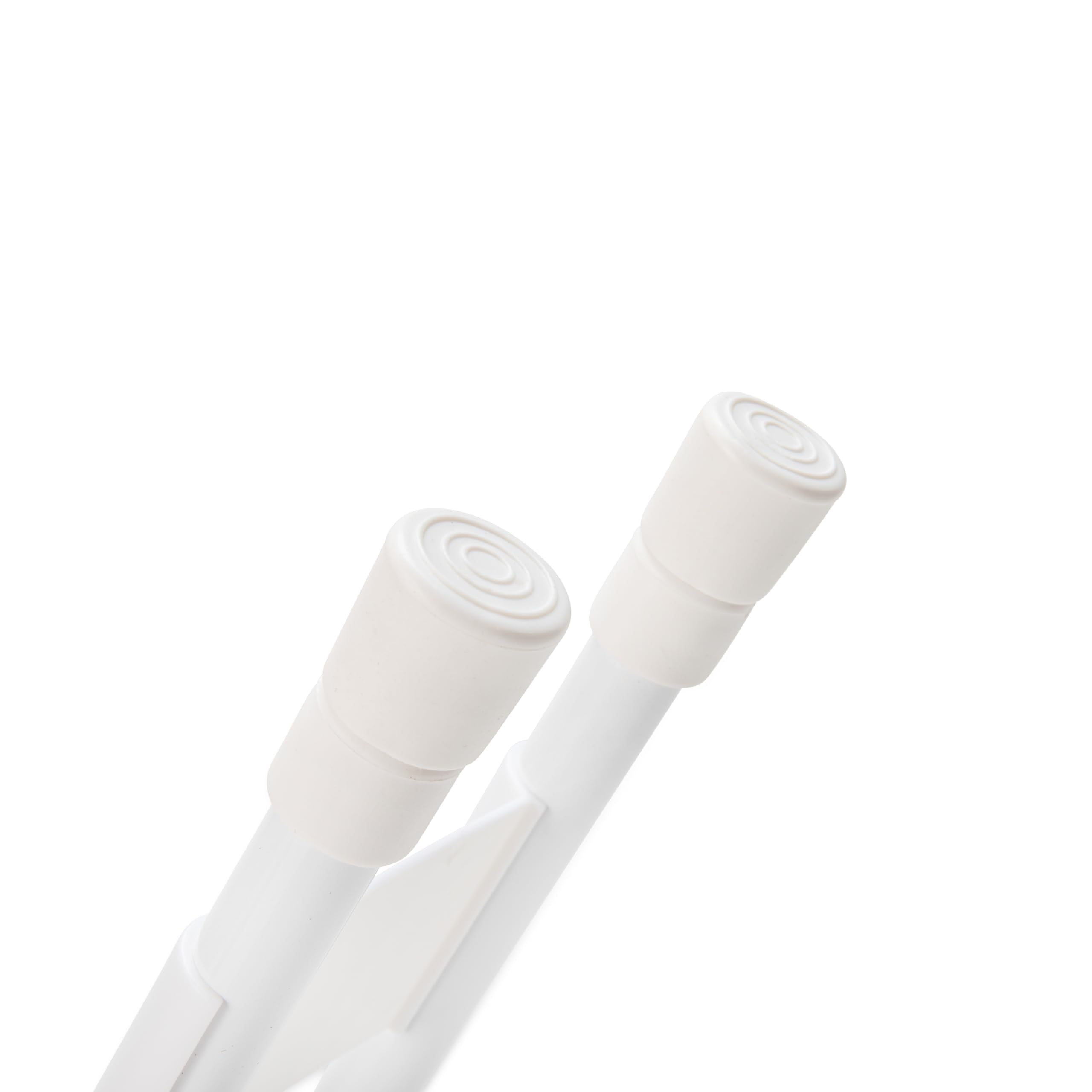 Camco 34" RV Double Refrigerator Bar -Holds Food and Drinks in Place During Travel - Prevents Messy Spills - Spring Loaded and Extends Between 19" and 34" - White (44074)