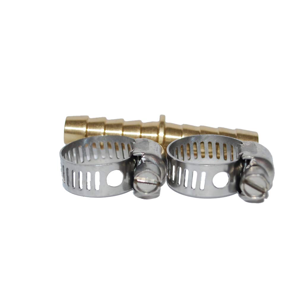 attwood 3/8-Inch Universal Brass Fuel in-Line Splice Kit, Model:11822-6