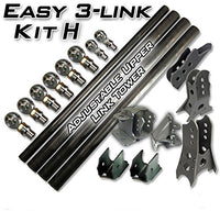 Artec Industries Easy 3 Link Kit H LK0162-GNKQ Adjustable Upper link with Tubing Outside Frame Offset, 1 Pack