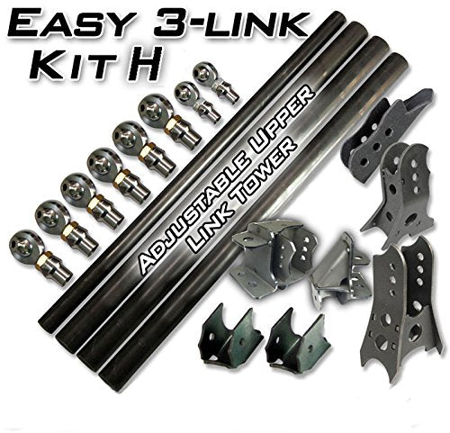 Artec Industries Easy 3 Link Kit H LK0162-GNKQ Adjustable Upper link with Tubing Outside Frame Offset, 1 Pack