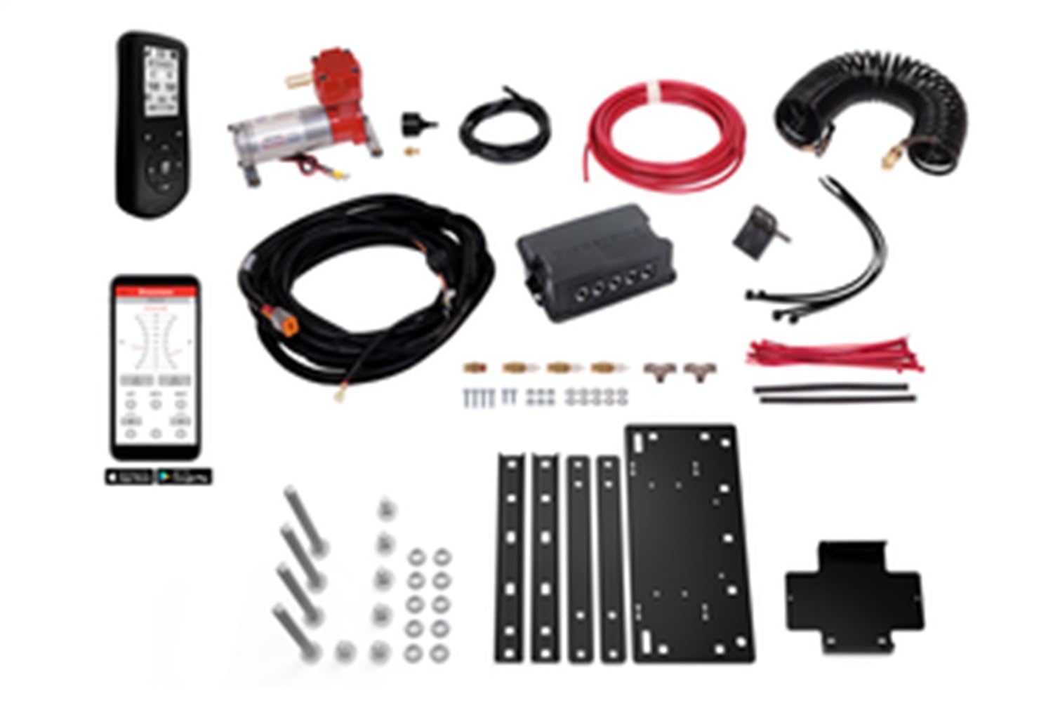 Firestone Airide Air Command 2934 Heavy Duty Compressor Kit with Wireless App & Remote | Dual Path Fill | Adjust Air Spring Pressure | Live System & Diagnostic Monitoring