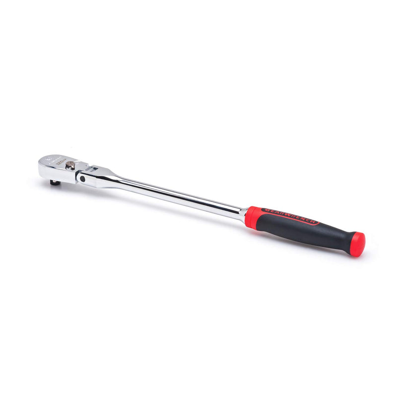 3/8" GEARWRENCH 120XP Flex Head Teardrop Ratchet with Dual Material Handle, 13-1/2" - 81210P