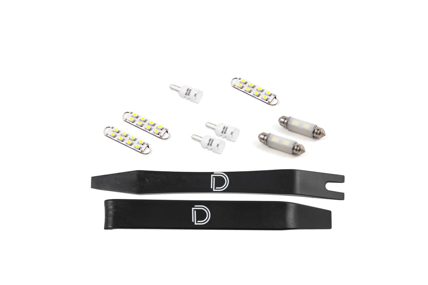 Diode Dynamics interior bulb pack LED compatible with Dodge Challenger 2009-2014, Stage 1