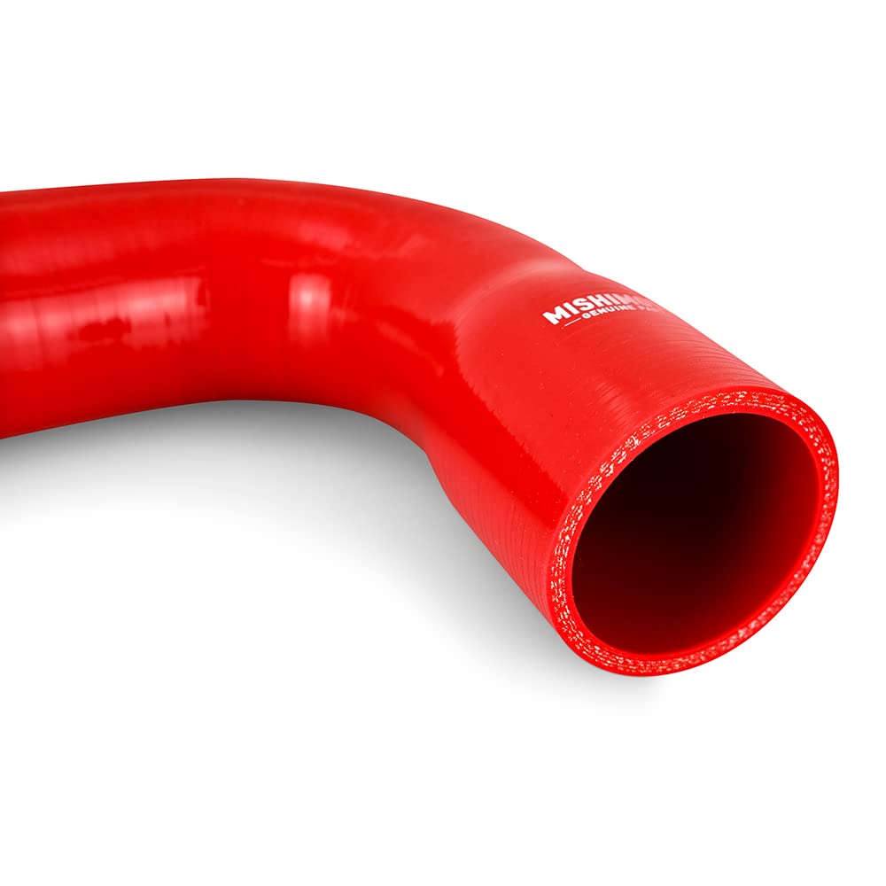 Mishimoto Radiator Hose Kit Silicone Compatible With Dodge 5.9L Cummins 1991-1993, Red
