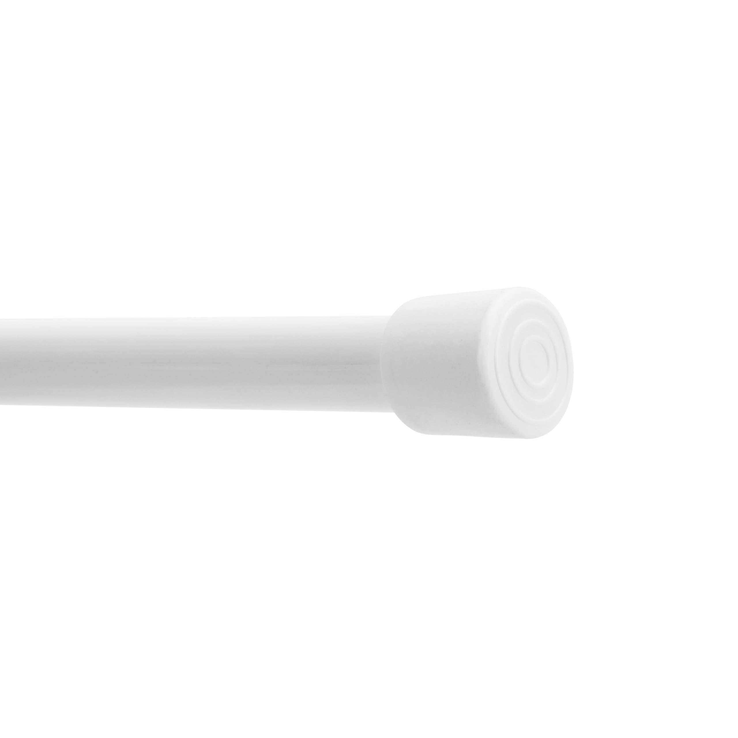 28" Camco RV Refrigerator Bar 44053 - Holds Food and Drinks in Place During Travel - Prevents Messy Spills - Spring Loaded and Extends Between 16" and 28" - 3 Pack - White (44074)