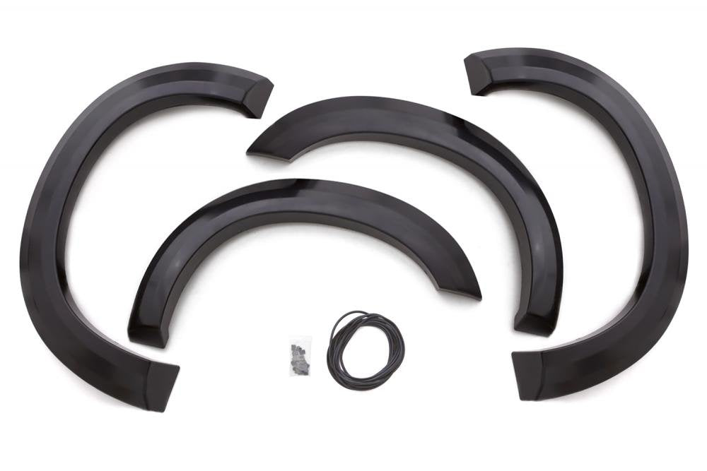 Lund Elite Series EX106T Black Extra Wide Style Textured Fender Flare - 4 Piece