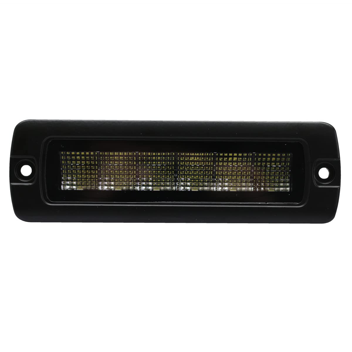Race Sport Lighting 30-Watt Off-Road Light Fit 7in Roadrunner Compliant IP67 Flush Mount 3,000lm Aux Flood Light RS7TEMPFM-F