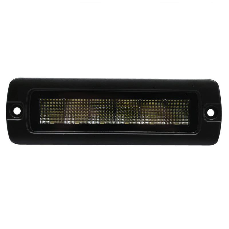 Race Sport Lighting 30-Watt Off-Road Light Fit 7in Roadrunner Compliant IP67 Flush Mount 3,000lm Aux Flood Light RS7TEMPFM-F