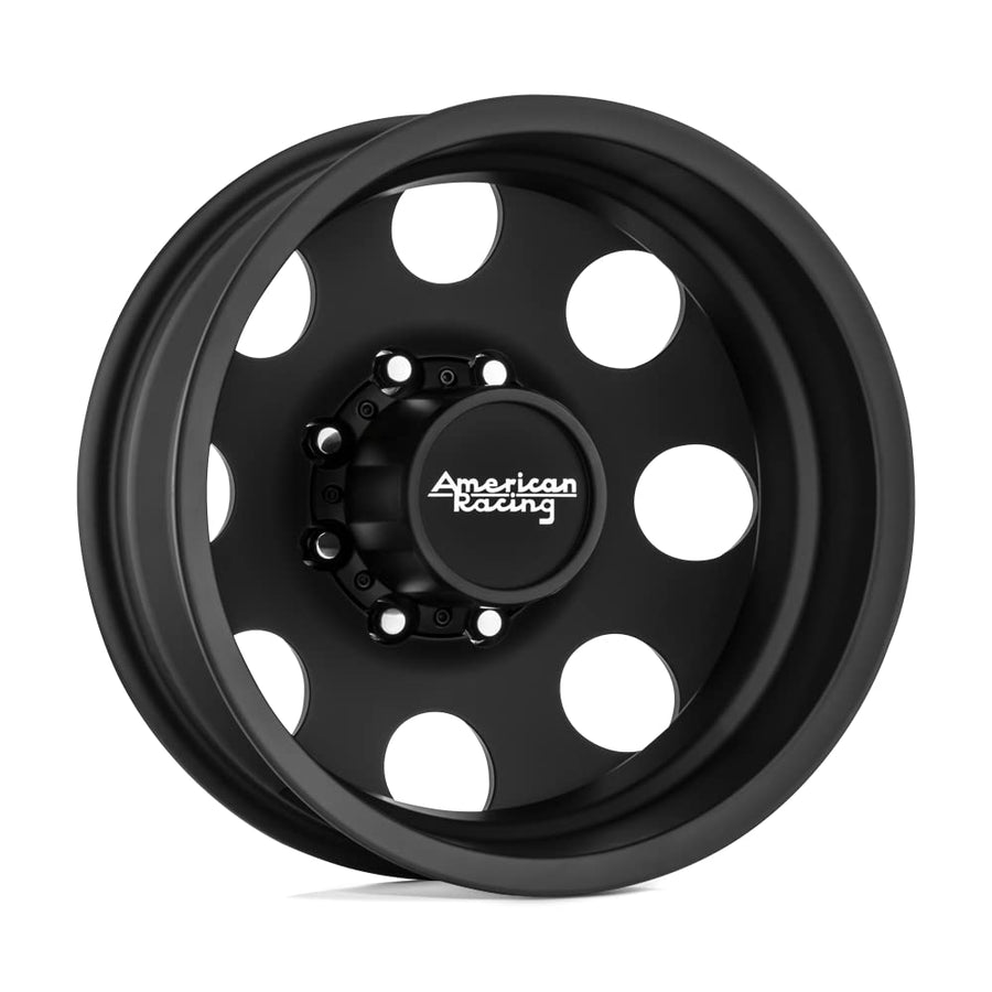 AR204 BAJA DUALLY American Racing 16X6 8X170-1.78 -134mm SATIN BLACK - REAR - AR204660877134N