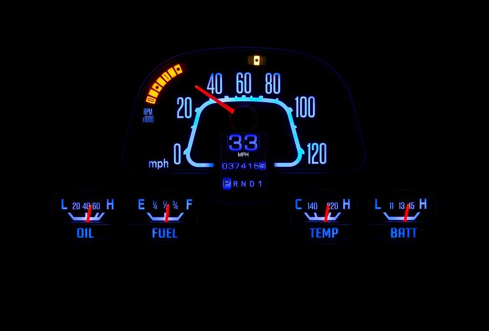 Dakota Digital Compatible with 1962-84 Toyota FJ RTX-62T-FJ-X Retrotech Analog Gauge Instrument System