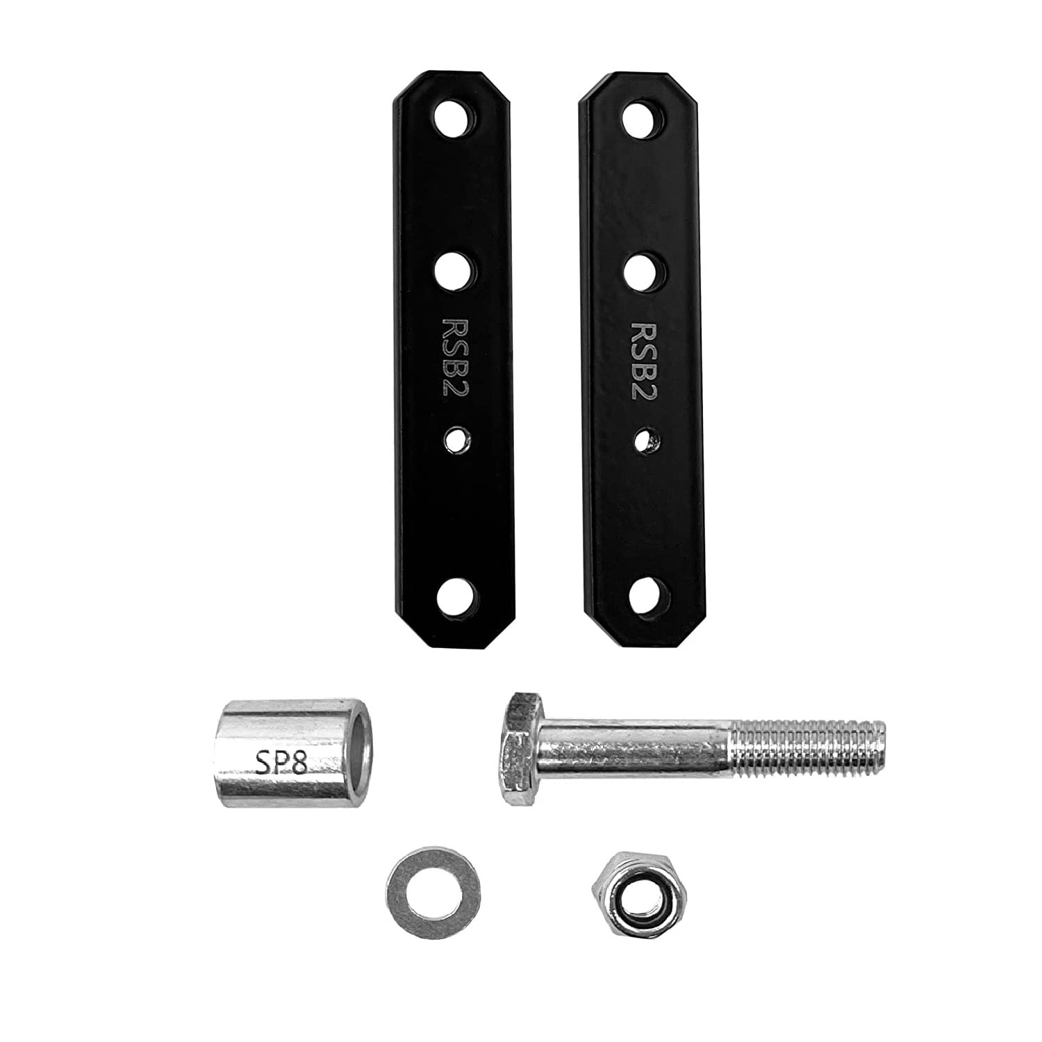 2 Inch Demon Powersports Bracket Lift Kit (2013-19) Polaris Ranger 570/900/1000, Increases Ground Clearance & Larger Space Between Tires & Fenders to Be Mounted, Powder Coated for Better Protection