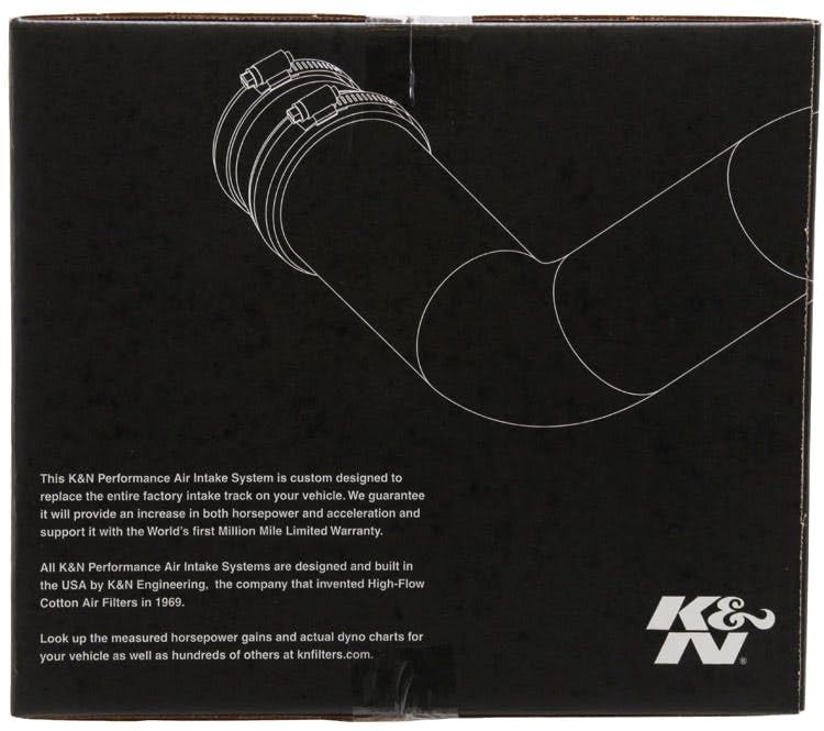 Cold Air Intake System K&N: High-Flow Air-Filter, Increase Performance & Horsepower: Compatible with 2004-2015 TOYOTA Tacoma, 77-9037KP