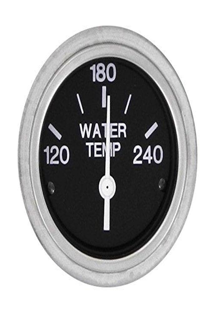 Heavy Duty Sierra International Electric 240 Degree F Water Temp Gauge for Inboard & Diesel Engines, 2"