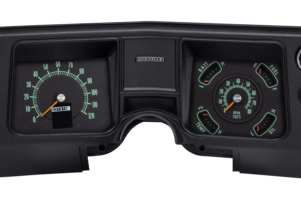 Dakota Digital Retrotech Gauge RTX-68C-CVL-X Instrument System Compatible with 1968 Chevy Chevelle/El Camino