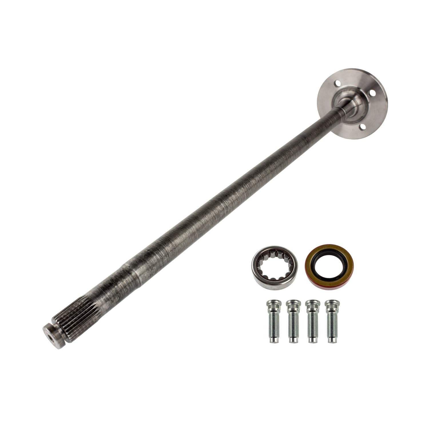 MG25116 TEN Factory Drive Axle Shaft Assembly for Ford 7.5/8.8, Shaft Length: 29.1875", 4-Bolt, 28 Spline, 1 Axle w/Bearings, Seals, Studs - Fits Ford Mustang (1979–1993), Mercury Capri (1984)