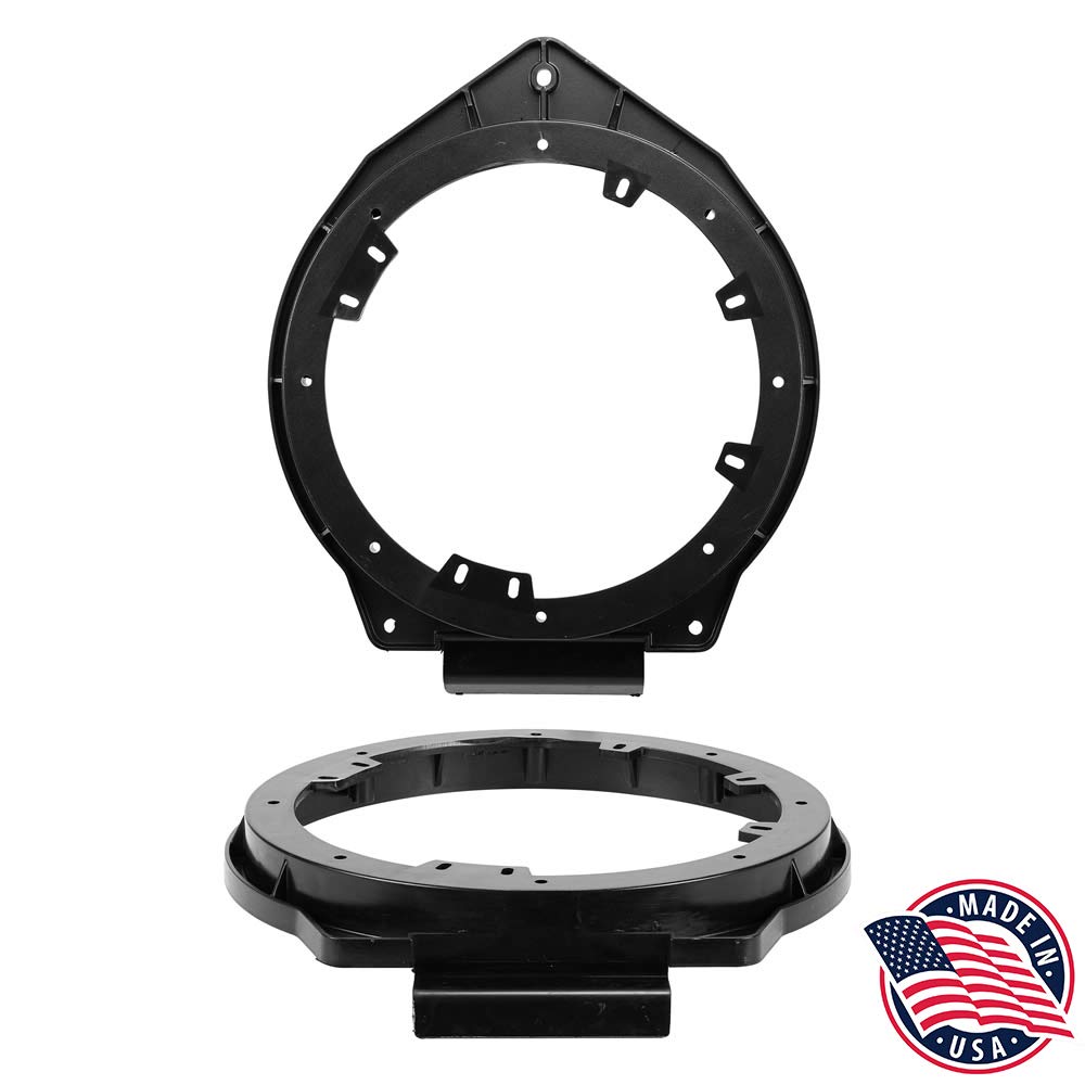 Metra 82-3006 Speaker Adapter 6" to 6-3/4" for GM Multi 05-Up, Black, 8.75in. x 7.25in. x 2.00in.