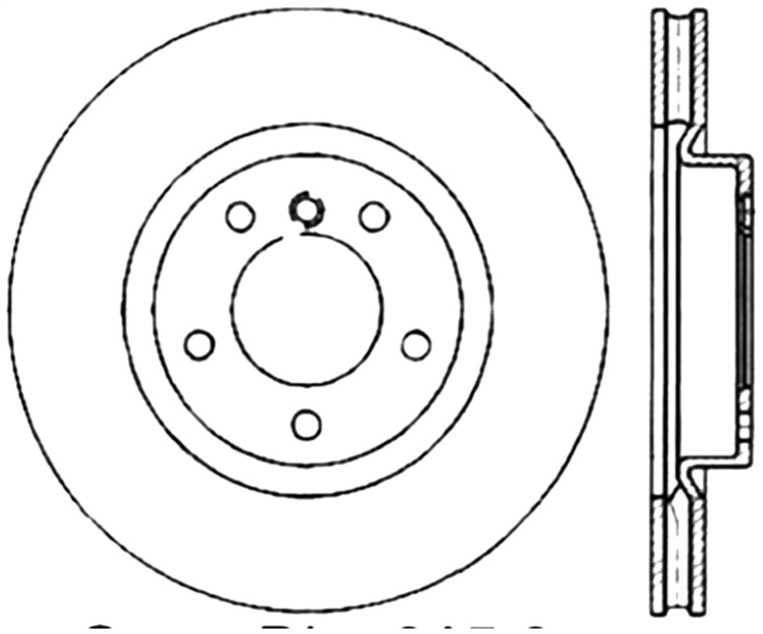 Brake Rotor StopTech 125.34039CRY