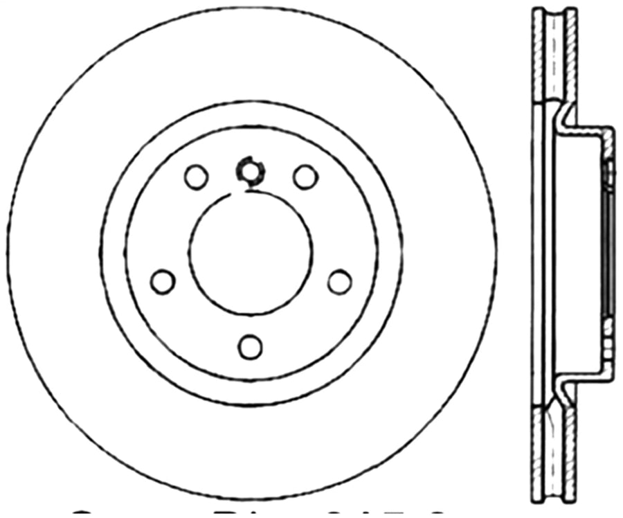 Brake Rotor StopTech 125.34039CRY