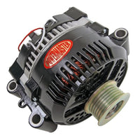 Performance Powermaster 577501 Alternator Ford 3G Large Frame Transverse Mount 140 Amp 100 Idle 6 Groove Pulley 1 Wire Black Alternator