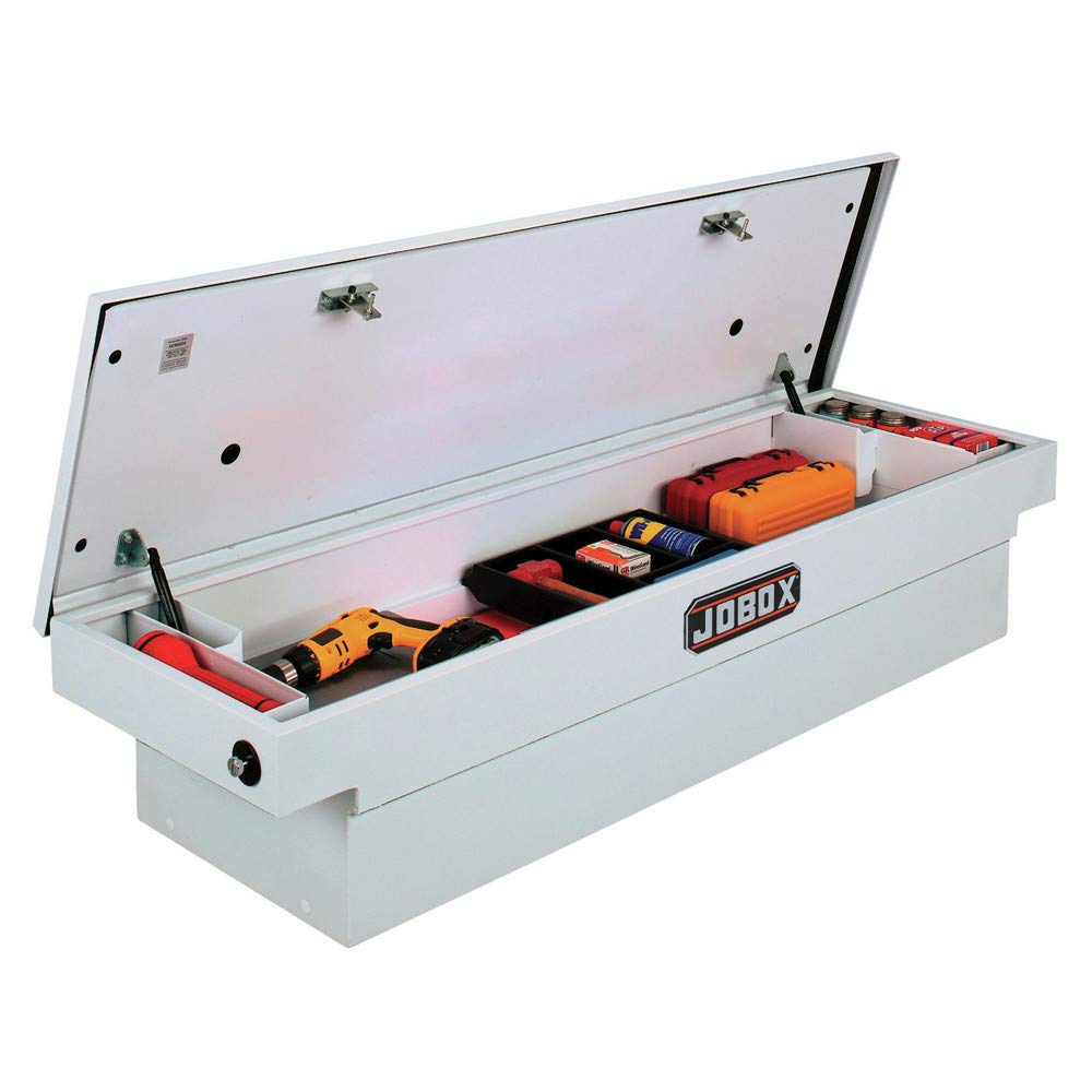 Delta Pro PSC1456000 White Full Size Steel Single Lid Deep Crossover Truck Box