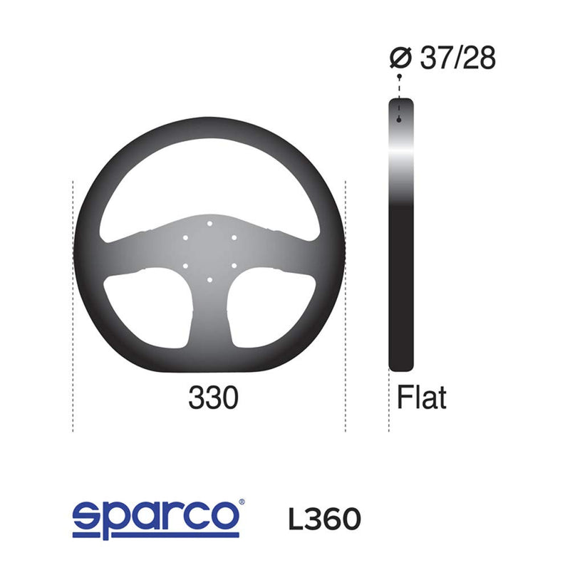 Leather Sparco Steering Wheel Ring 015TRGL1TUV