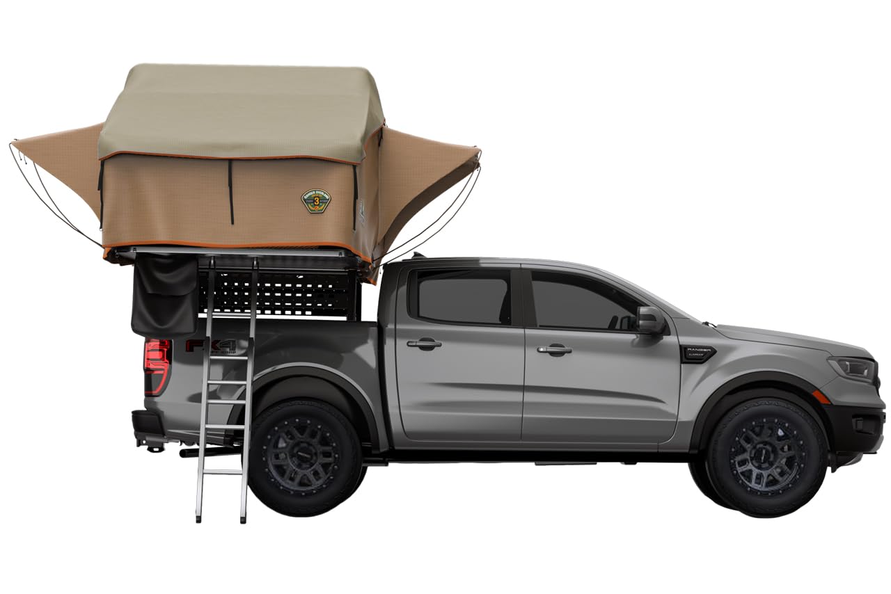 Ranger Tuff Stuff Overland TS-RTT-RAN-65 Roof Top Tent; 3 Person; 65"