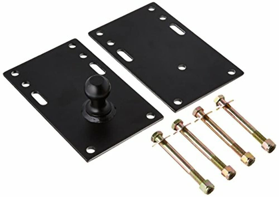 Weight Distribution Hitch Husky Towing 38964 Sway Control Ball Clamp-On No-Drill Fits Frames Up to 6 Inch, 1-1/4 Inch Ball Diameter Black Powder Coated Steel