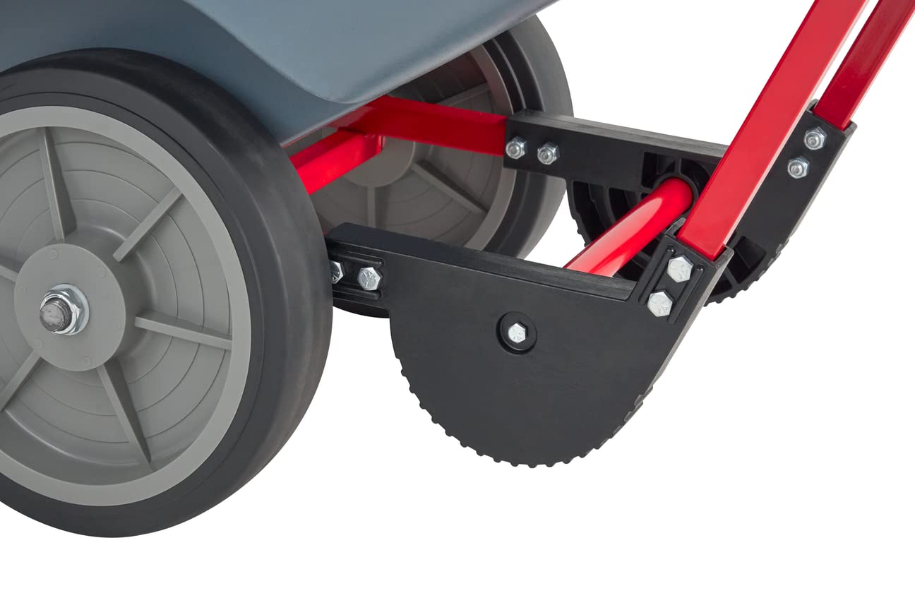 Rubbermaid Brute Dump Truck/Tilt Trash Cart/Garbage Collection/Recycling, 1 Cubic Yard, Heavy Load Capacity, 2,100 lbs., Gray, Distribution Centers/Warehouse/Manufacturing/Stadiums