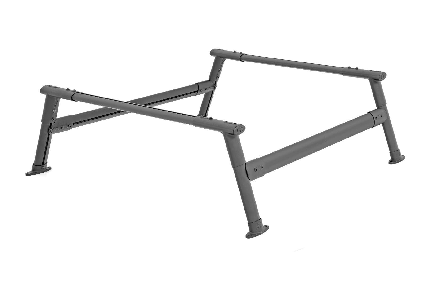 Rough Country Bed Rack Full Height for Jeep Gladiator JT (2020-2025) - Modular Aluminum Truck Rack for Cargo Racks, Rooftop Tents, Ladders & Overland Gear