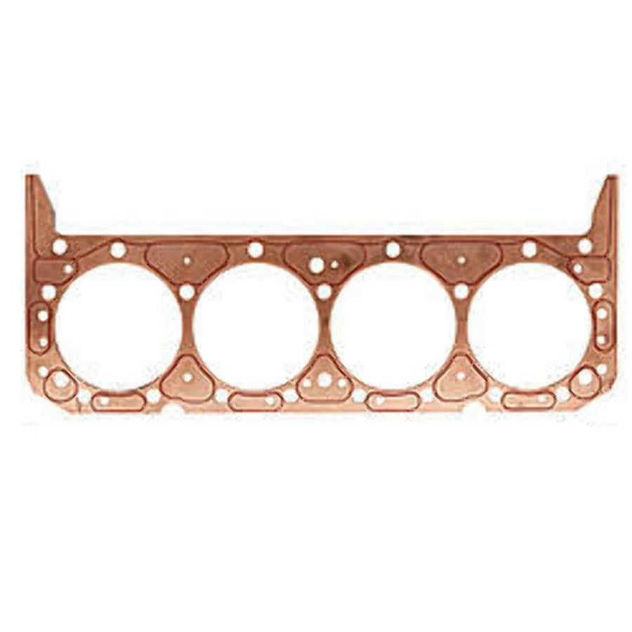 Cylinder Head Gasket, SCE Gaskets, ICS Titan, 4.060 in Bore, 0.050 in Compression Thickness, Copper, Passenger Side, Small Block Ford, Each
