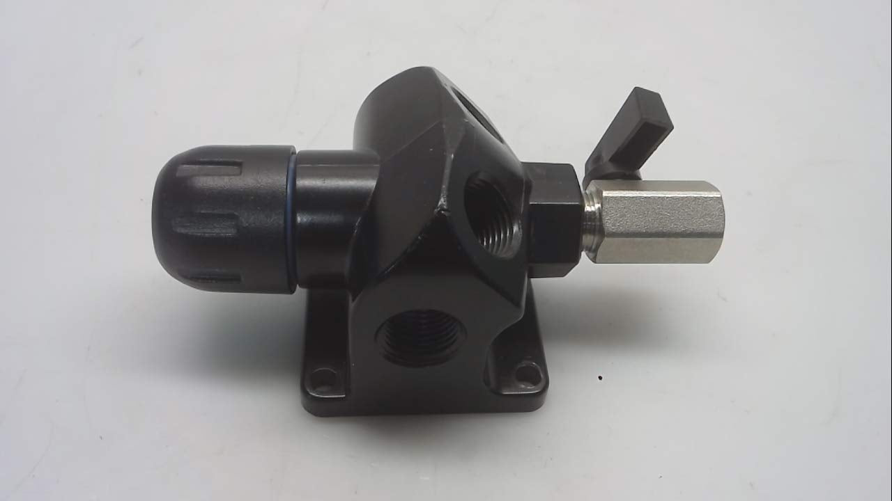 Fastpipe Rapidair 3/4" Wall Outlet with 1/2" NPT Ports Aluminum Compressed Air Piping F1024