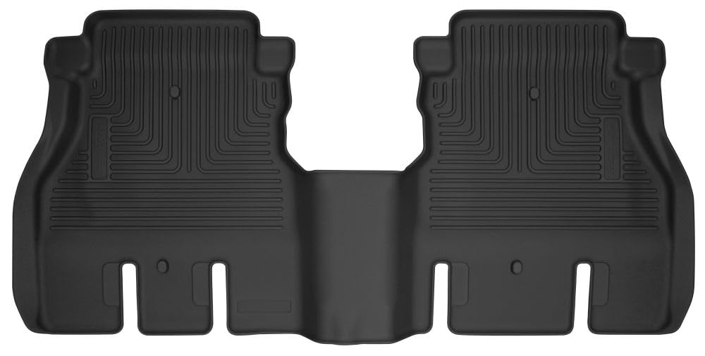 Husky Liners Floor Mats X-act Contour | Fits 2018-2025 Jeep Wrangler JL 4-Door | 2nd Row, 1-pc Black - 54631