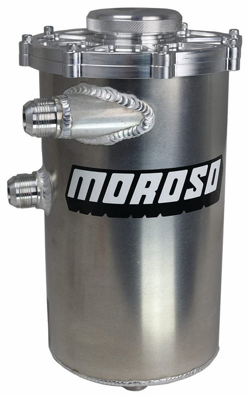 Moroso Dry Sump Tank 22613, 7" OD Split Top, 15" Tall, 6 Quart Capacity