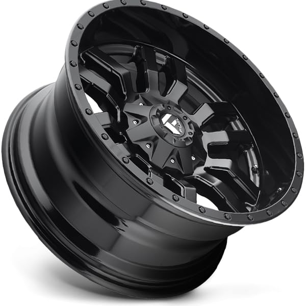 FUEL OFF-ROAD 18X9 SLEDGE 8X170 5.79 20mm MATTE BLACK GLOSS BLACK LIP - D59618901757