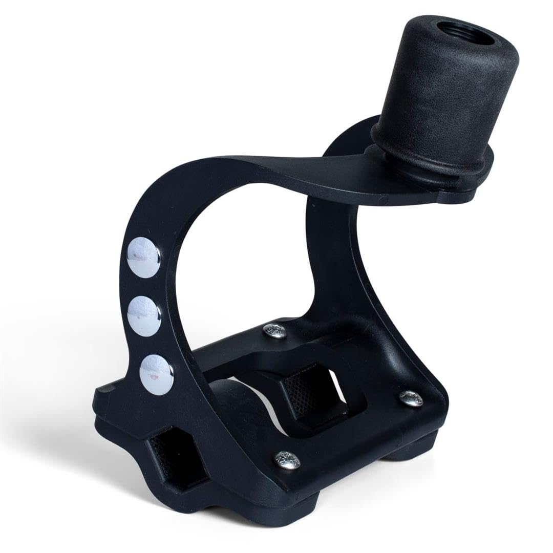 Taylor Made Flagpole Mount KW-Series for Boats, Universal Clamp-On Mount, Fits 3/4", 1", 1-1/4" Flagpoles, No Drilling Required, Mounting Hardware Included