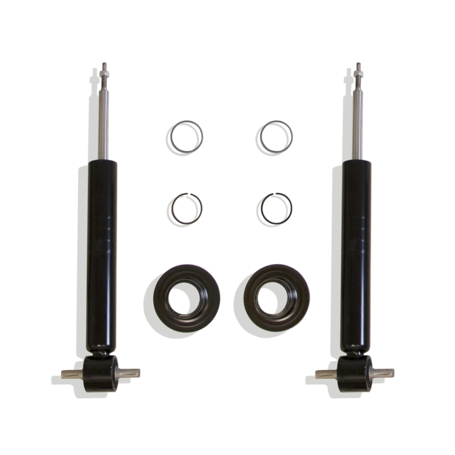 Part# 371903 MAXTRAC SUSPENSION'S is A Pair of 0"-3" Front Adjustable LOWERING Struts (Pair) Black W/Coil SEAT, Retainer Clip & Retainer Collar