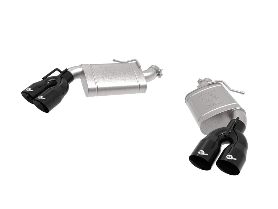 MACH Force-Xp aFe Power 49-44119-B Axle-Back Exhaust System