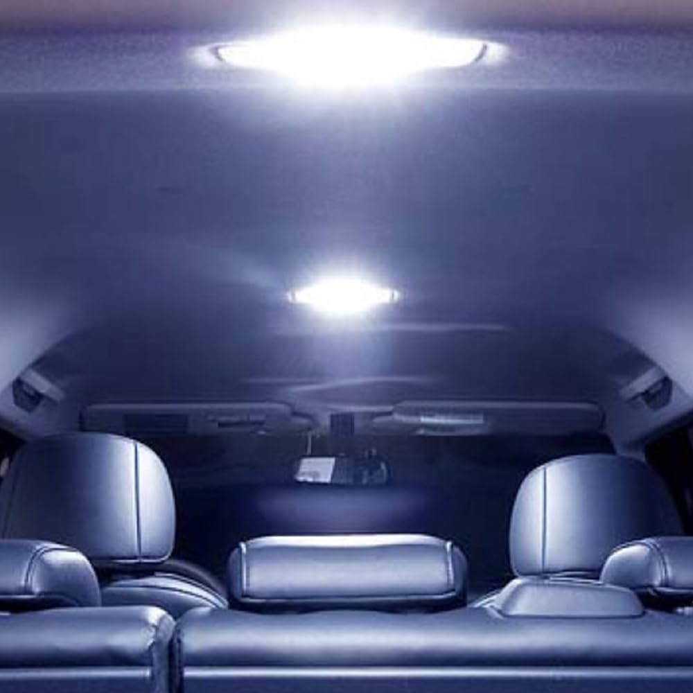 RECON - Upgraded High Power LED Dome Light Replacement Set Fits 1999-2010 Super Duty F250, F350, F450 (3-PC SET)