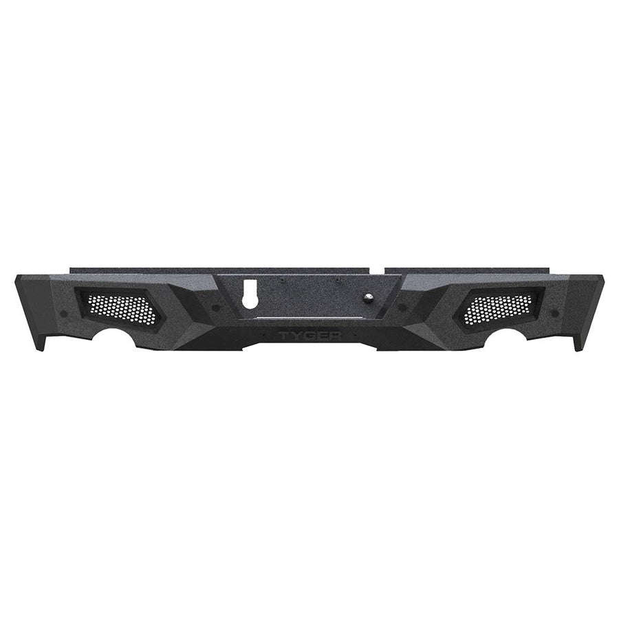 TYGER FURY Rear Bumper Assembly Textured Black Tyger Auto Compatible with 2009-2018 Dodge Ram 1500 (Including 2019-2023 Classic)