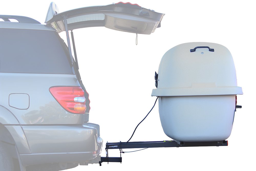 Let's Go Aero Slideout GearSpace Hitch Cargo Carrier -Light Gray