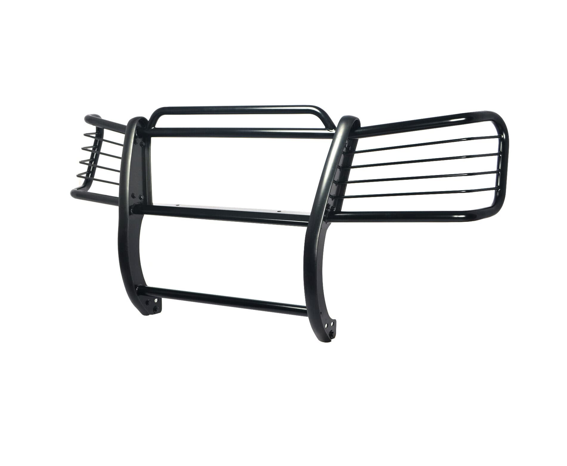 Bumper Guard Black Horse Grille brush Modular Black Compatible with 2002-2009 Chevrolet Trailblazer|2002-2006 Chevrolet Trailblazer EXT-17GK26MA