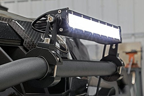 Rough Country LED Light Adjustable Clamps for 2.5-3" Roll Bars - 70172 Black