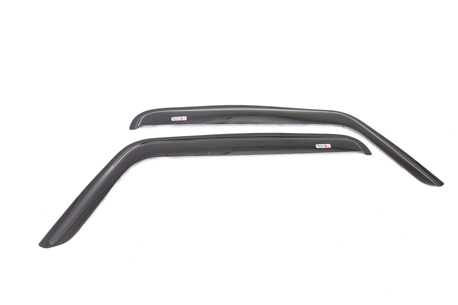 Rugged Ridge Rain Deflectors Window for Jeep Wrangler JK | Smoke | 11351.11 | Fits 2007-2018 Jeep Wrangler JK