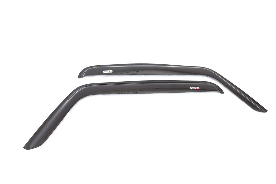 Rugged Ridge Rain Deflectors Window for Jeep Wrangler JK | Smoke | 11351.11 | Fits 2007-2018 Jeep Wrangler JK