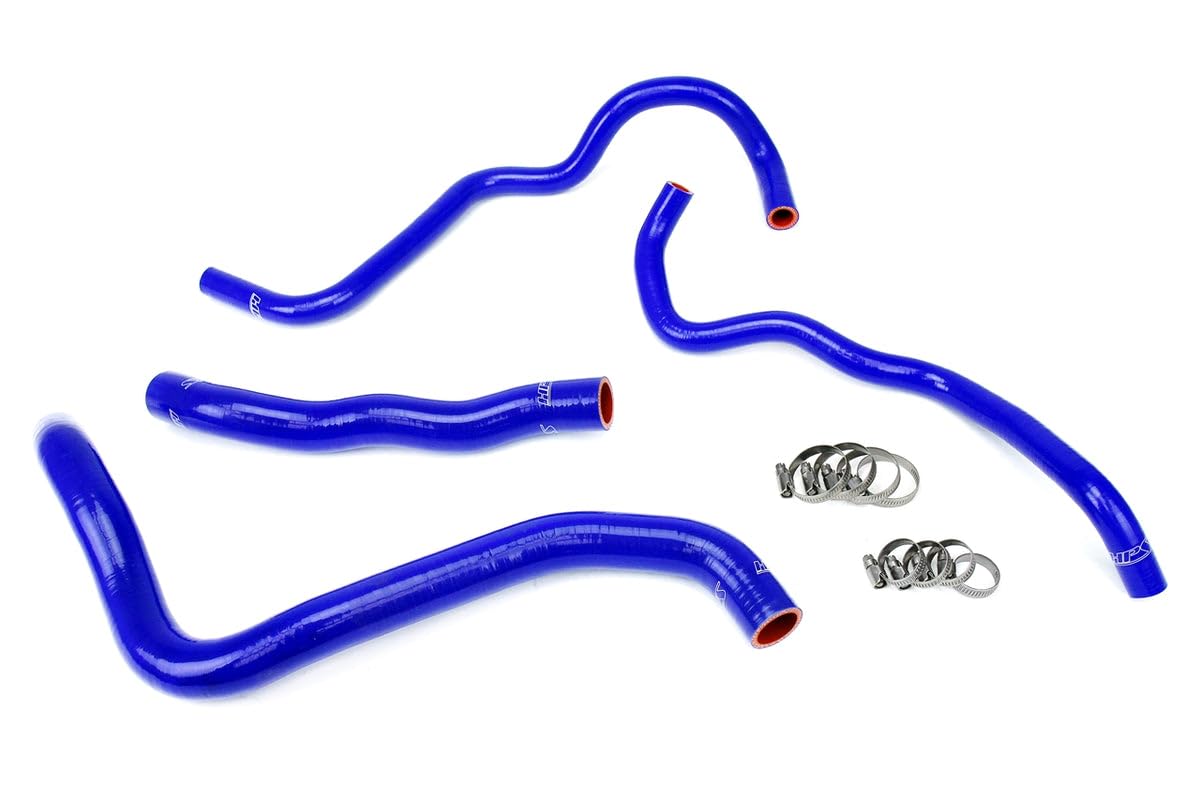 Blue HPS 57-1412-BLUE Silicone Radiator Coolant/Heater Hose Kit