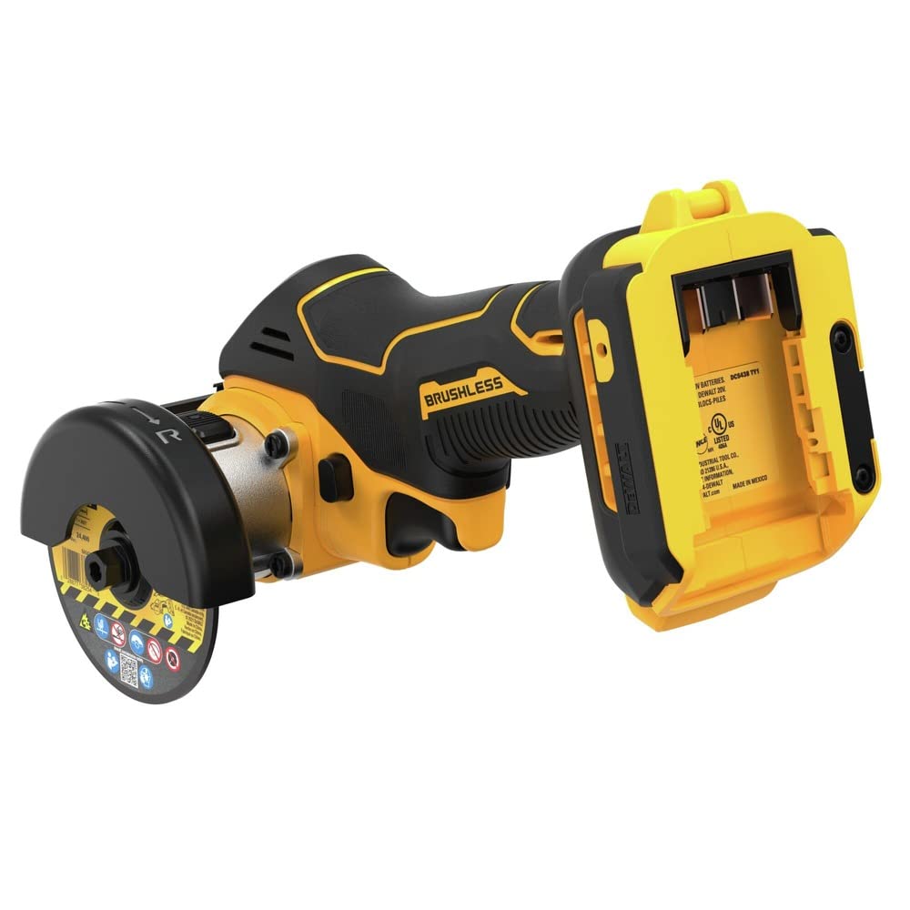 20V MAX DEWALT Cordless Angle Grinder Kit, 3-in. (DCS438E1)