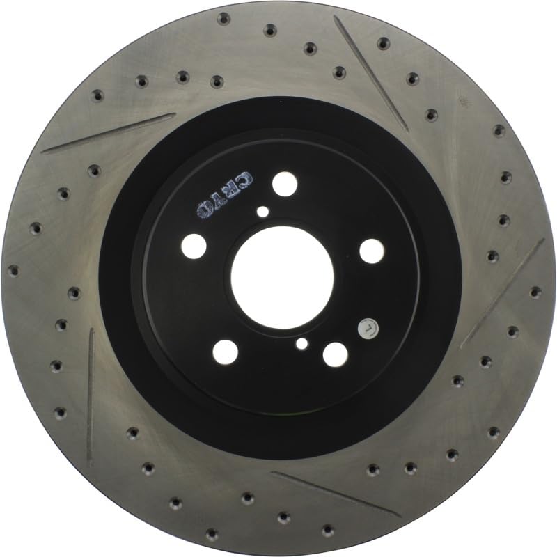 Sport Drilled & Slotted Rotor, Left Stoptech 127.44204L