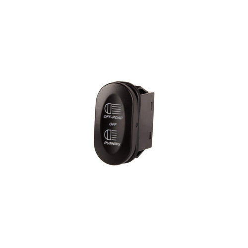 Rugged Ridge Rocker Switch | Black Thermoplastic Olefin (TPO) | 17235.11 | Fits zNONE