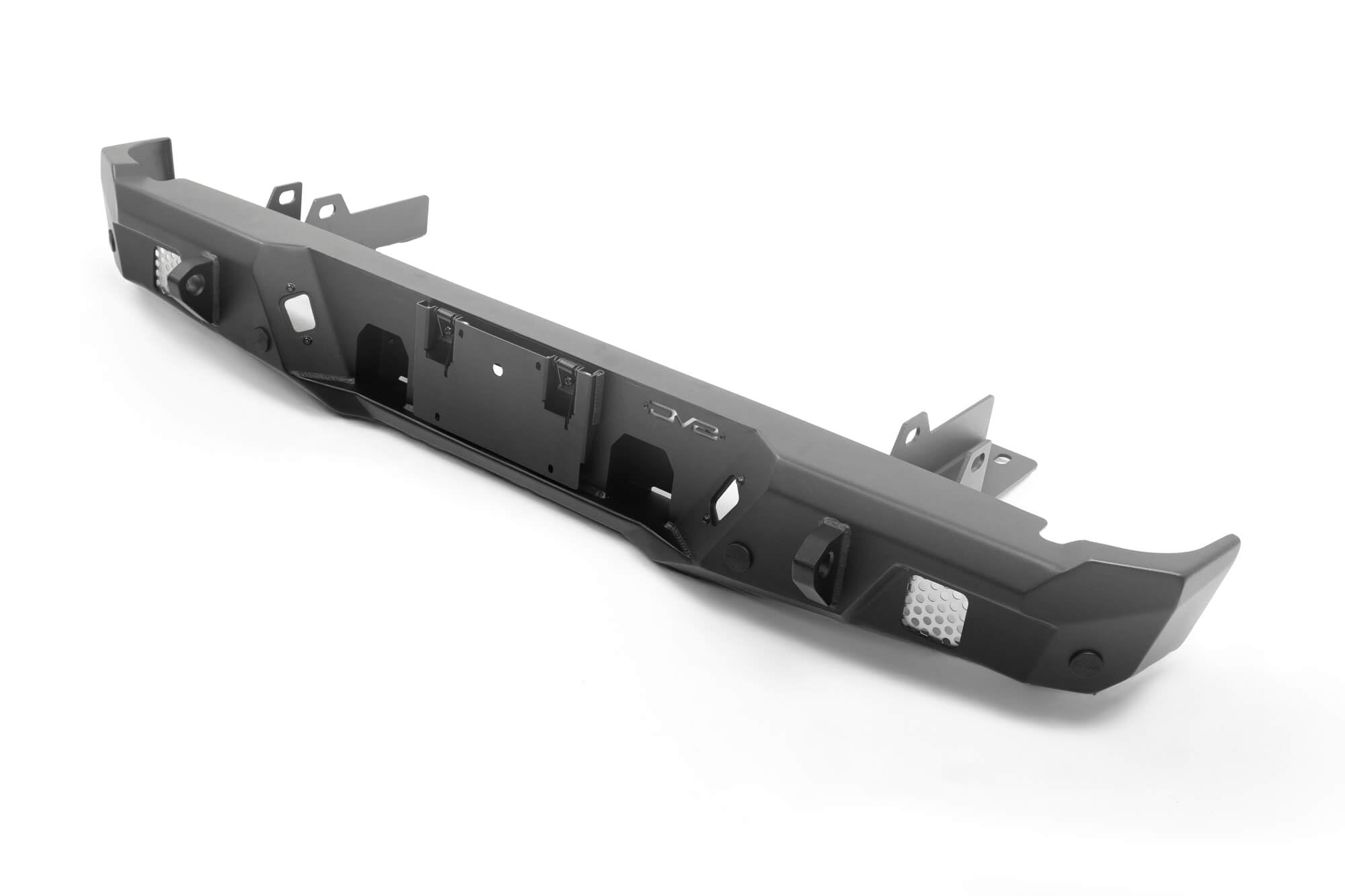 MTO Series Rear Bumper DV8 Offroad for the 2020-2025 Jeep Gladiator JT | Bumper Extends Only 2.5” From Rear of the Truck (Not Including D-Ring Mounts)