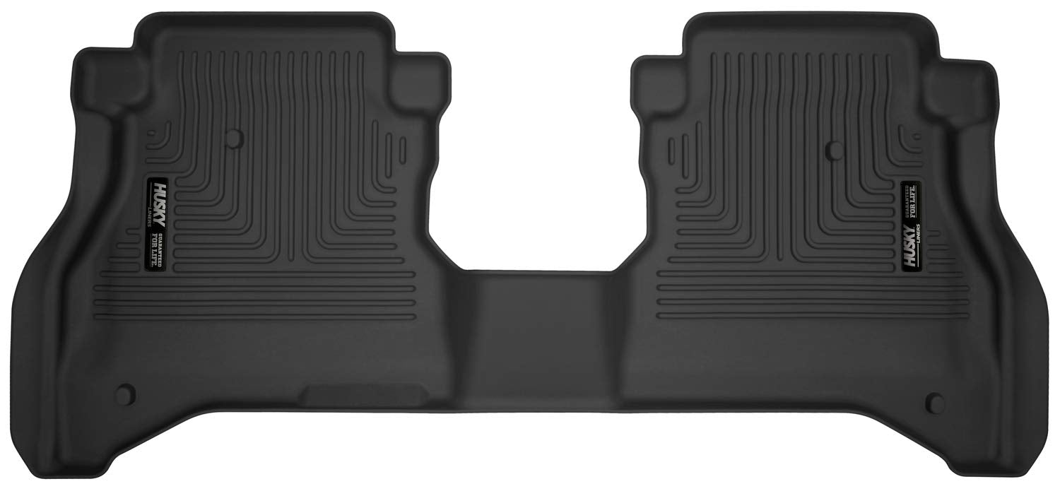 Husky Liners X-act Contour Floor Mats | 2nd Row, 1-pc Black Fits 2020-2024 Jeep Gladiator - 54791